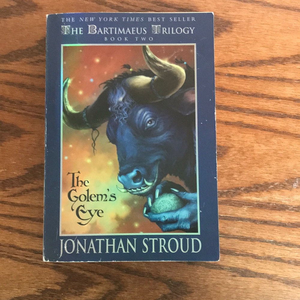 The Golem’s eye by Jonathan Stroud, Bartimaeus book two